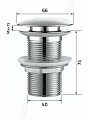 Донный клапан для раковины Gid Ch100 без перелива - превью 1