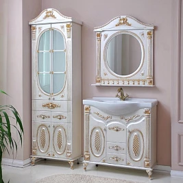 Мебель для ванной Атолл Наполеон 295 золотая патина