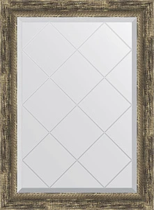 Зеркало Evoform Exclusive-G BY 4092 63x86 см старое дерево с плетением