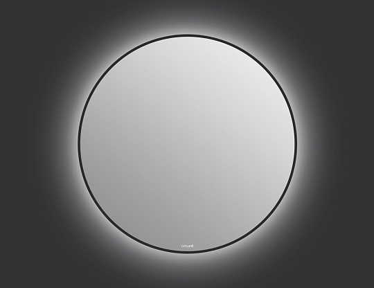 Зеркало Cersanit Eclipse Smart 90х90 в черной рамке с подсветкой