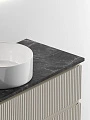 Столешница Sancos TT100A1X 100х46 с отверстием под смеситель, black sky - превью 2