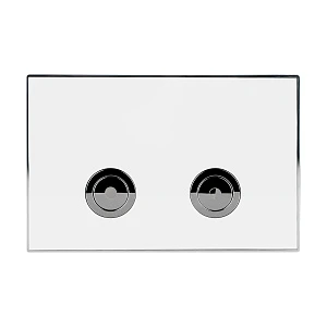 Кнопка смыва Point Венера PN44071WC белая/хром
