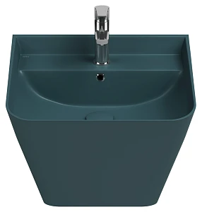 Раковина Isvea Sott'Aqua 10SQ37002SV-2P 50x42 см, изумрудная матовая