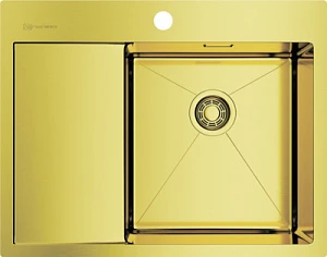 Мойка кухонная Omoikiri Akisame 65-LG-R светлое золото