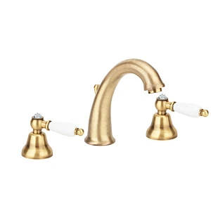 Смеситель Fiore Coloniale Sky Swarovski 03ZZ0628 для раковины с донным клапаном бронза