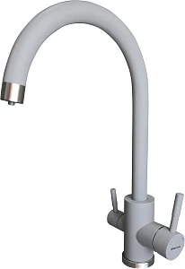 Смеситель Ewigstein EW 3423516 серый металлик для кухонной мойки