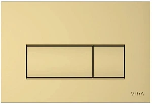 Кнопка смыва VitrA Root Square 740-2324 золото матовое