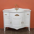 Мебель для ванной La Beaute Classic Nora белый матовый, фурнитура золото - превью 1