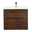 Тумба с раковиной BelBagno Etna H-60 80 подвесная, 2 ящика, Rovere Moro