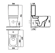 Унитаз-компакт Creavit Solo SO361-11CB00E-0000 - превью 1