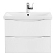 Тумба с раковиной BelBagno Marino-Cer 70 подвесная, 2 ящика, Bianco Opaco