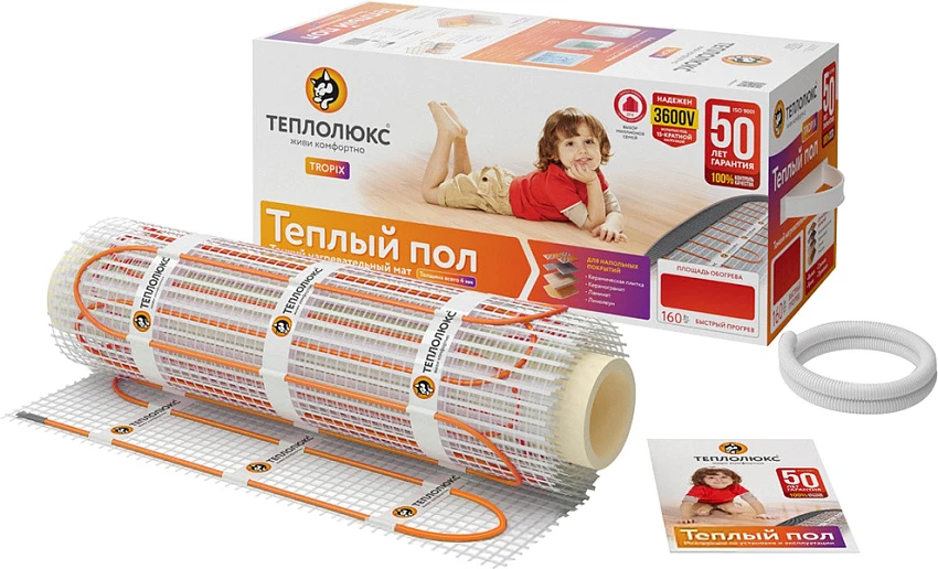 Теплый пол Теплолюкс Tropix МНН 960-6,0 комплект