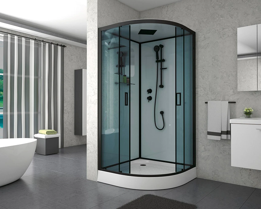 Душевая кабина Niagara Premium NG-6901-01 BLACK 90х90х210 черная