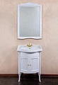 Тумба для комплекта La Beaute Classic Lorette 65 белый матовый, фурнитура золото - превью 1