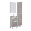 Зеркало-шкаф Lemark Universal 50х80 см левый, белый глянец - превью 2