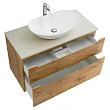 Тумба со столешницей BelBagno Etna H-60 100 подвесная, 2 ящика, Rovere Nature - превью 2