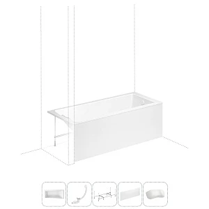 Комплект с ванной Lavinia Boho One 202011668