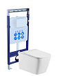 Комплект инсталляция Aquatek Easy Fix INS-0000010 + унитаз Либра AQ0530-00 с сиденьем микролифт