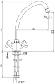 Смеситель для кухонной мойки Paini Classica BKCR570AEFFKM - превью 2