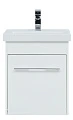Тумба для комплекта Aquanet Августа 50 (Moduo Slim) белый (ручки хром) - превью 2