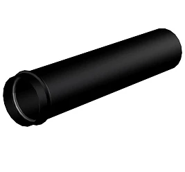 Удлинитель Alcaplast A4000BLACK цельнометаллический, для сифона, черный матовый