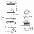 Поддон для душа WasserKRAFT Amper 29T03 90x90 см - превью 1