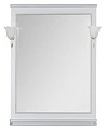 Зеркало Aquanet Валенса 80 белый краколет/серебро (без светильников) - превью 2