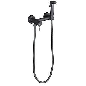 Гигиенический душ Frap F7503-9 со смесителем, оружейная сталь