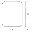 Зеркало Evoform Primary BY 0124 со шлифованной кромкой 40x50 см - превью 1