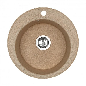 Мойка кухонная Aquaton Шелли 1A734732SS220 D50 песочный