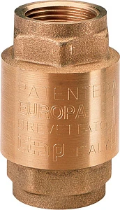 Обратный клапан Itap 100 Europa 1 1/2&quot; пружинный муфтовый с металл. седлом