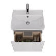 Тумба для комплекта Lemark Buno Mini 50 подвесная, белый глянец - превью 2