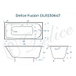 Чугунная ванна Delice Fusion Elite DLR230647 170х70 см - превью 1