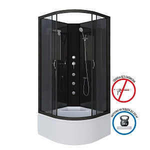 Душевая кабина Niagara Classic NG-6508-14BKG 90x90x200 с гидромассажем
