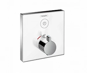Термостат Hansgrohe ShowerSelect 15737400 для душа хром, белый