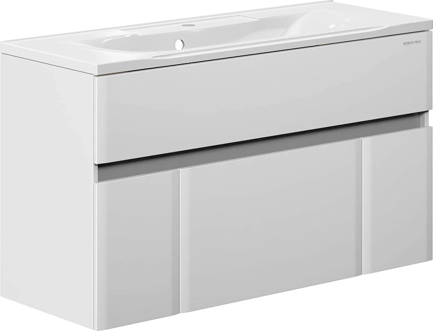 Тумба для комплекта Edelform Amata 120 белый глянец