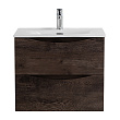 Тумба с раковиной BelBagno Marino-Cer-N 70 подвесная, 2 ящика, Rovere Nature Grigio