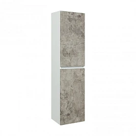 Шкаф-пенал Runo Манхэттен 35 серый бетон