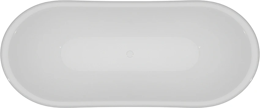 Акриловая ванна Artemis Cloe 180x75 белая, ножки хром