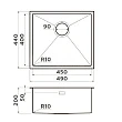 Мойка кухонная Omoikiri Taki 49-U/IF GB графит - превью 1