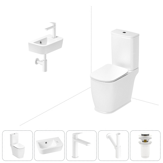 Набор для туалета 5 в 1 Lavinia Boho Bell Pro 202008504