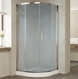 Душевой уголок Vegas Glass ZS 0100 08 10 профиль глянцевый хром, стекло сатин - превью 1