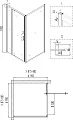 Душевой уголок Niagara Nova NG-6601-08 90x90x190 квадратный (66010811) - превью 2