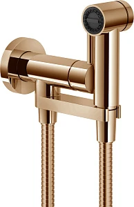 Гигиенический душ Nobili Accessori doccia AV00600RCP со смесителем красное золото