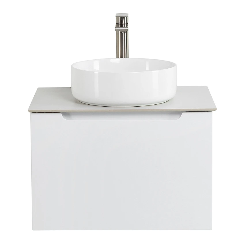 Тумба со столешницей BelBagno Etna 60 подвесная, 1 ящик, Bianco Lucido