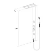Душевая панель G-lauf KEF KEF16-A060 хром - превью 1