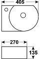 Раковина Melana MLN-7954R - превью 2