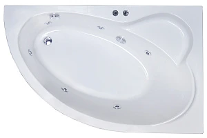 Акриловая ванна Royal Bath ALPINE STANDART 170x100x58 R с гидромассажем