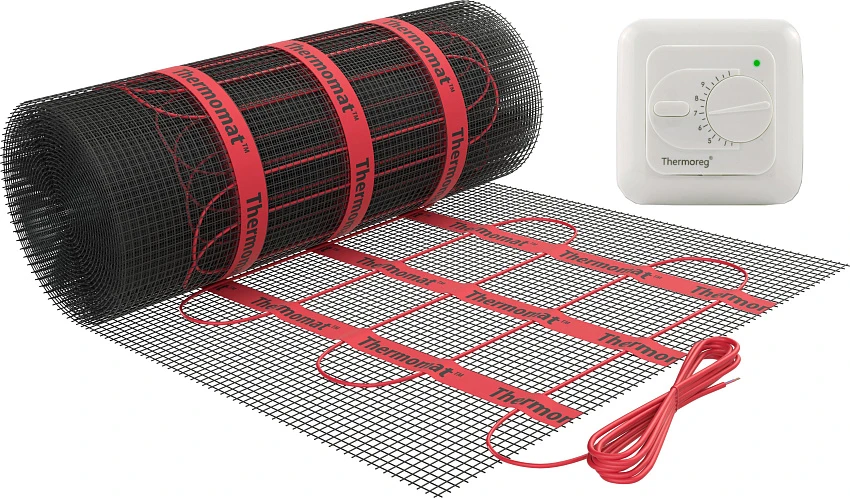 Теплый пол Thermo Thermomat TVK 0,45  с терморегулятором