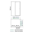 Душевой уголок WasserKRAFT Aula 11P16 110х100х190 стекло прозрачное, профиль хром - превью 2